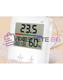 Часовник термометър LCD метеорологична станция с хигрометър